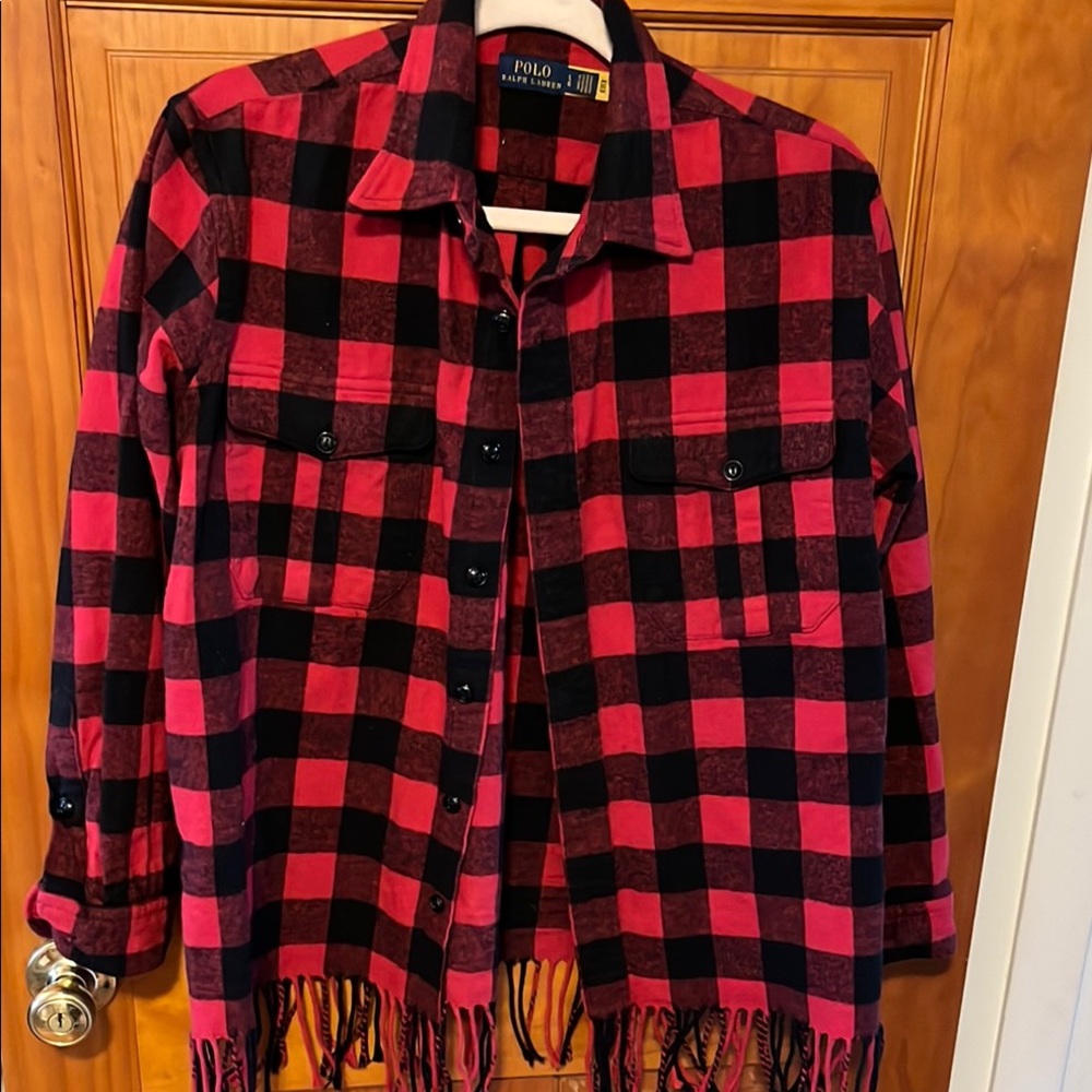 Polo by Ralph Lauren Red and Black buffalo plaid flannel Shirt